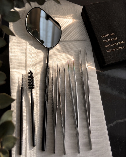 Remplissage des extensions de cils