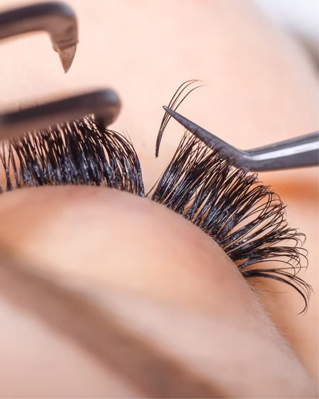Remplissage des extensions de cils
